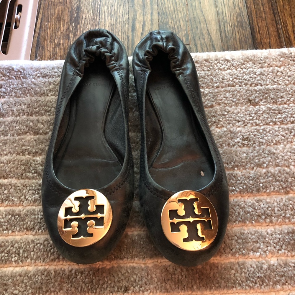 Black Tory Burch Flats